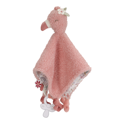 Les Petits Marmots | Doudou flamant rose - Safari Friends