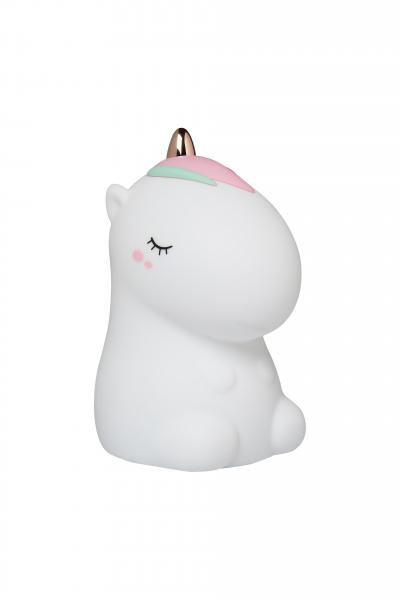 Les Petits Marmots | Veilleuse avec télécommande - Licorne blanche