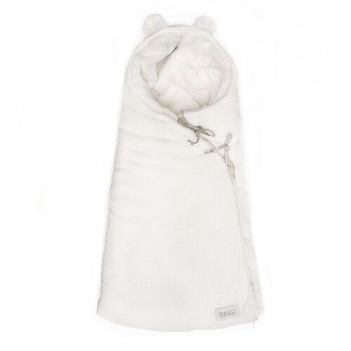 Les Petits Marmots | Nid d'ange teddy - Ivory powder