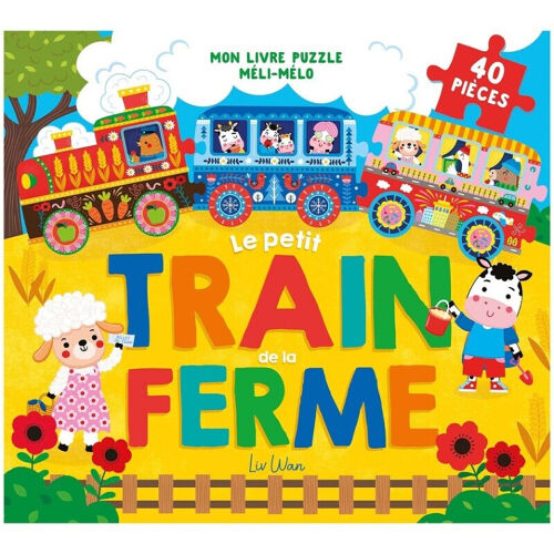 Les Petits Marmots | Le petit train de la ferme - 40 pièces