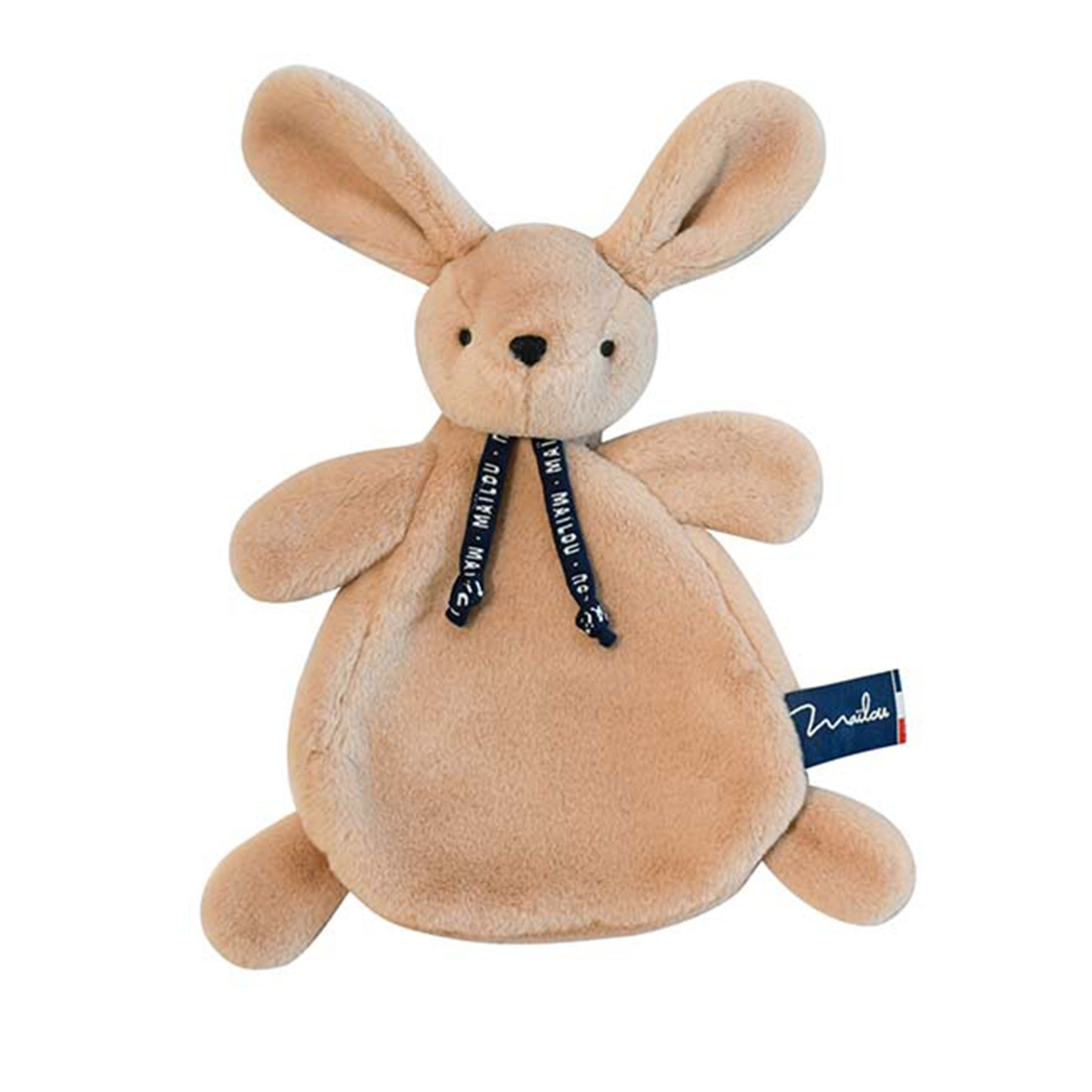 Les Petits Marmots | Doudou plat Lapin Beige Dorlotin – 24 cm