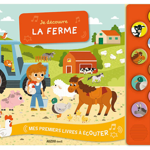 Les Petits Marmots | Mes premiers livres à écouter - Je découvre la ferme 