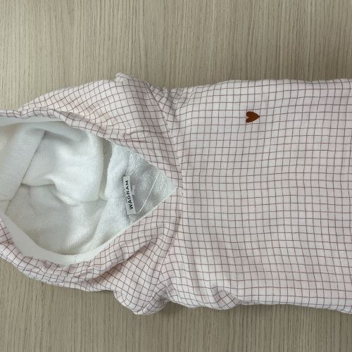 Les Petits Marmots | Poncho de bain 0-3ans - Petits carreaux