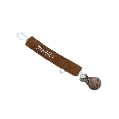 Les Petits Marmots | Attache tétine caramel - Miladiou ! 