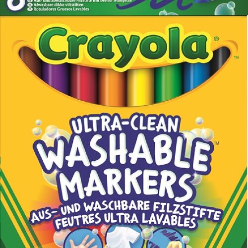 Les Petits Marmots | Set de 8 crayons lavables - Crayola