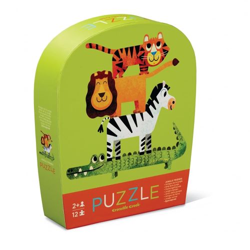 Les Petits Marmots | Puzzle 12 pièces - Amis de la jungle