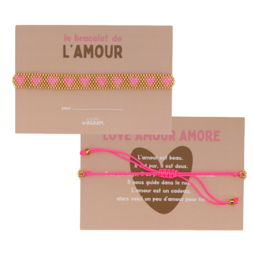 Les Petits Marmots | Bracelet perle - Or/rose