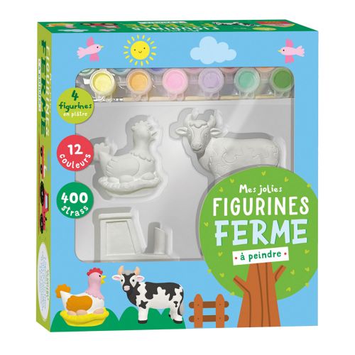 Les Petits Marmots | Mes jolies figurines ferme à peindre