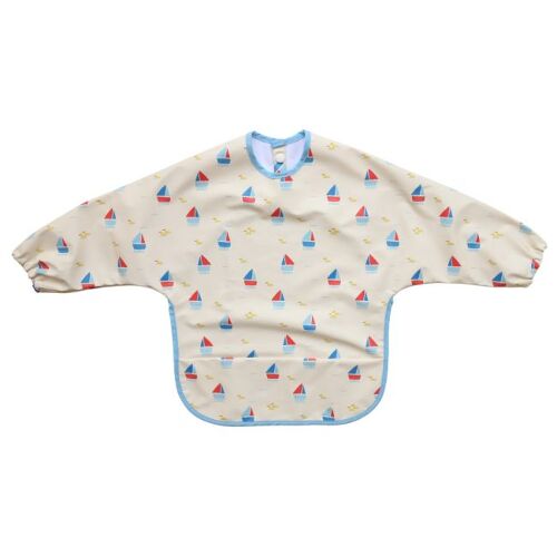 Les Petits Marmots | Bavoir manches longues repas - Petit matelot