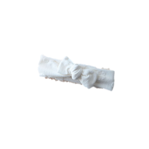 Les Petits Marmots | Bandeau - Fleurs blanches